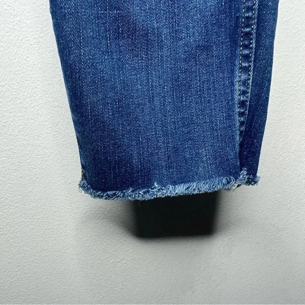 Madewell 10” High Rise Raw Hem Skinny Jeans Size 31 - Picture 7 of 10